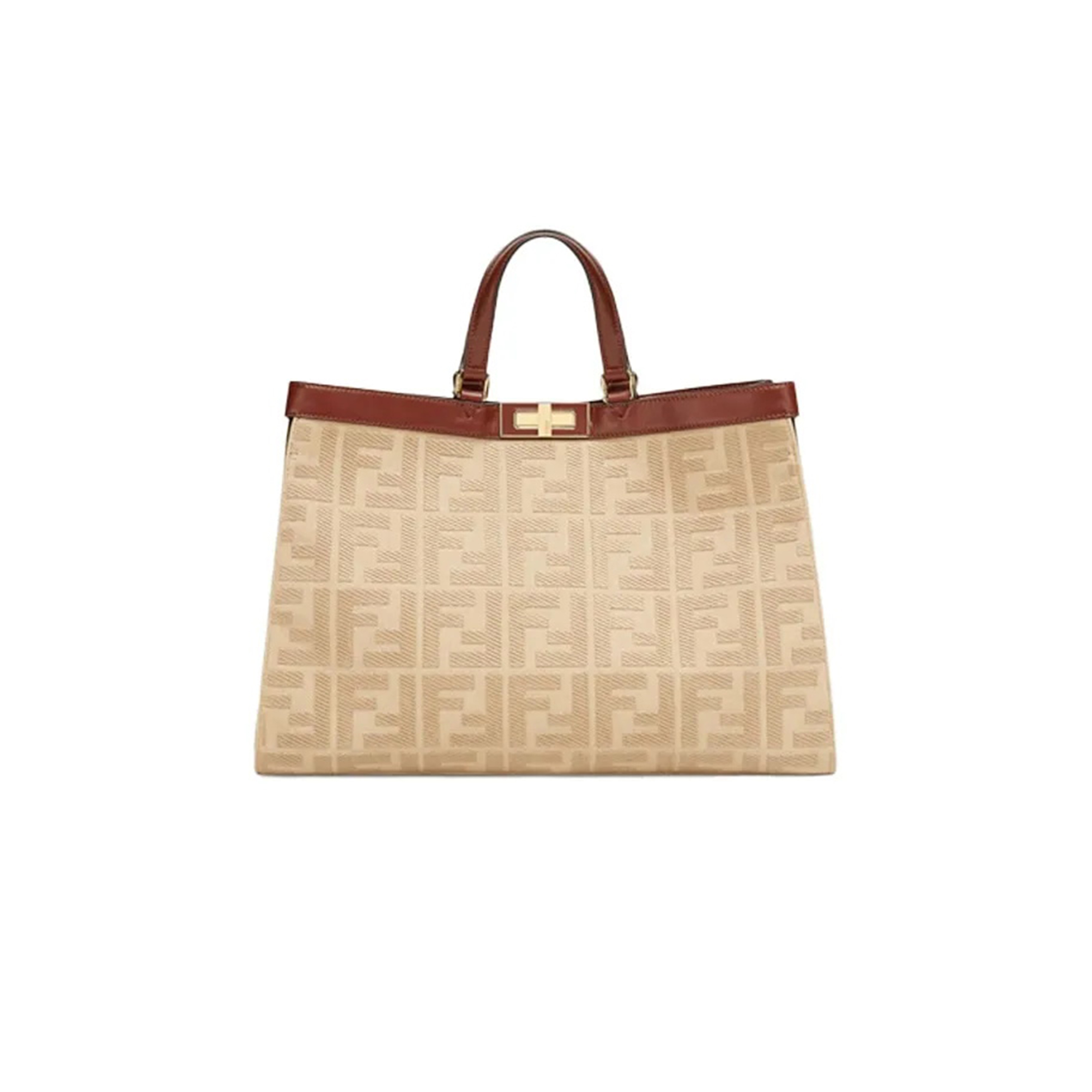 F**di x-tote fabric beige 8bh374a9p6f1e1a (41*28*16cm)